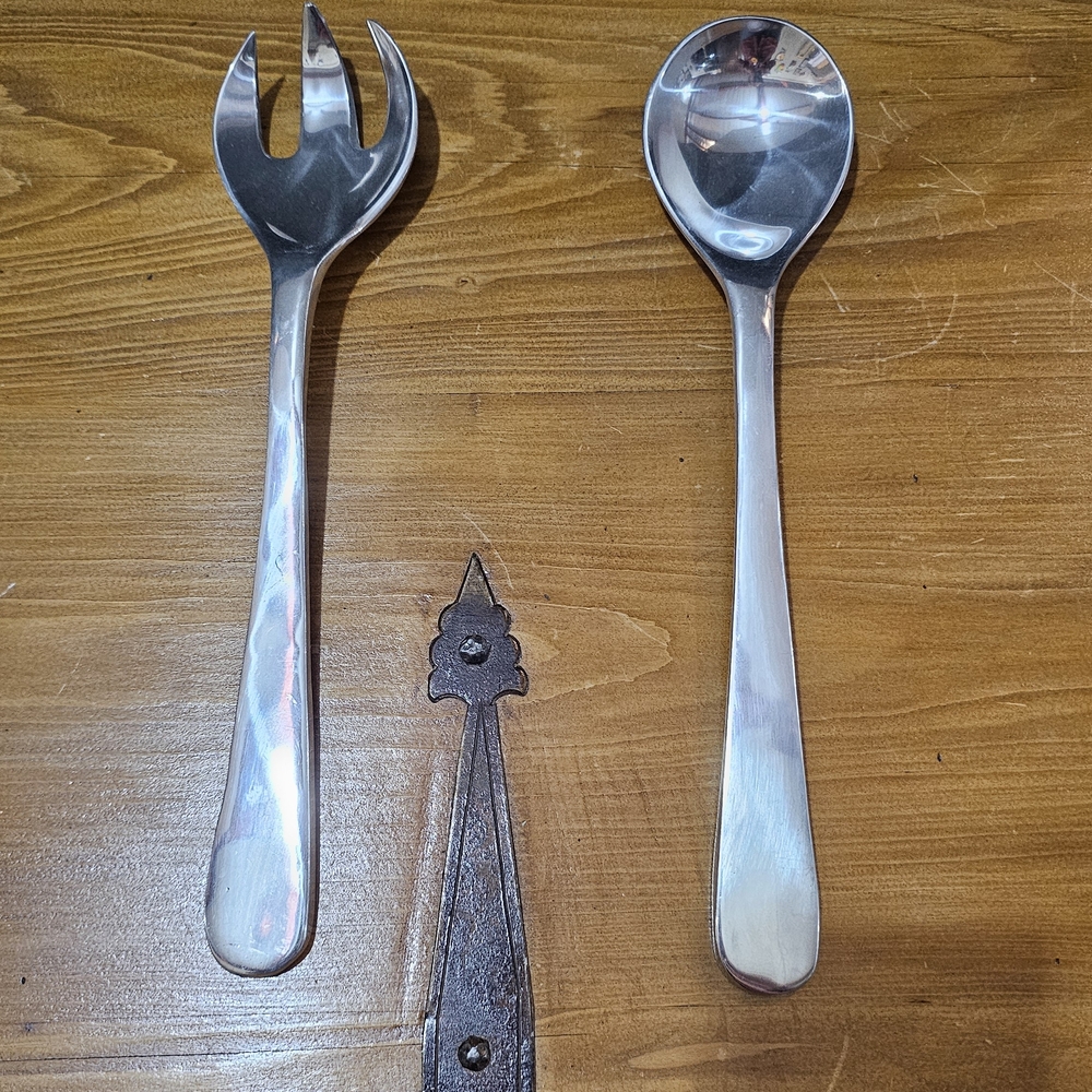 Stainless Steel Salad Server Set